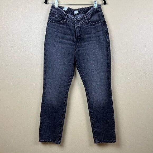 NWT Good American Jeans Hi Rise Black - Picture 2 of 5